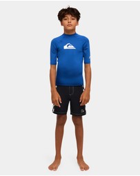 Quiksilver - Boys 8 to 16 All Time Rash Vest