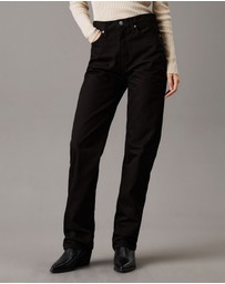 Calvin Klein Jeans - High Rise Straight Jeans