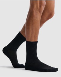 Ambra - Ambra Men's Active High Ankle Sock 3 Pair Pack