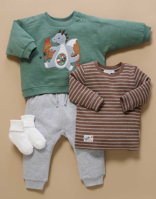 Purebaby - Waffle Top -Kids-Babies