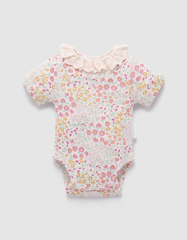 Purebaby - Printed Bodysuit-Babies
