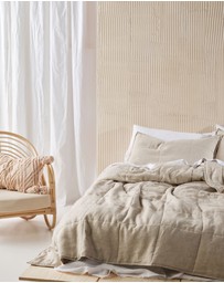 Linen House - Nimes Pure Linen Coverlet