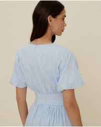 The Fated - Gallery Waisted Midi Dress