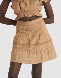 Zerafima - Prairie Lace Short Skirt