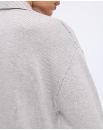 Minima Esenciales - Zoe Merino Wool Cashmere Blend Cardigan