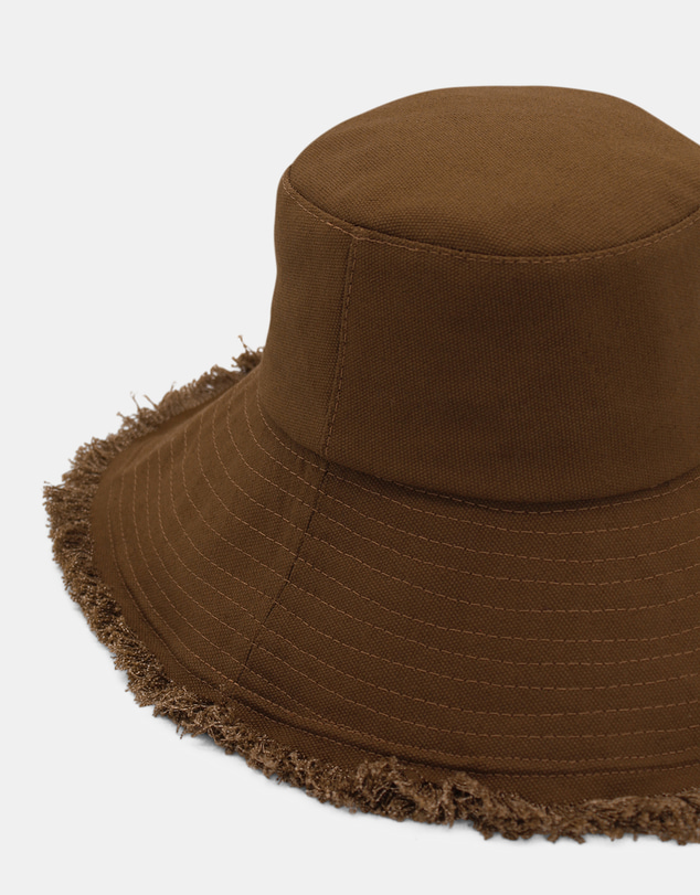 Morgan & Taylor - Cameron Cotton Bucket Hat in Chocolate Brown