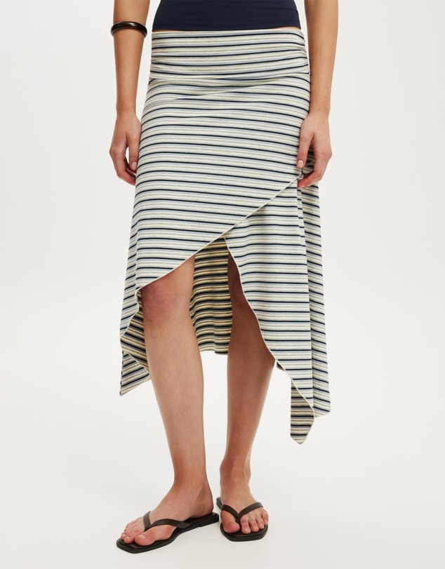 Cotton On - Maple Asymmetric Midi Skirt