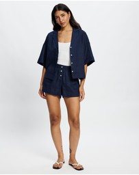 White By FTL - Bay Linen Shirt