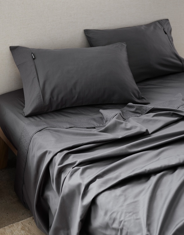 Greg Natale - Jacquard Sheet Set Charocal