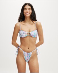 Cotton On Body - Cut Out Bandeau Bikini Top