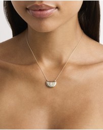 By Charlotte - Lotus Locket Necklace