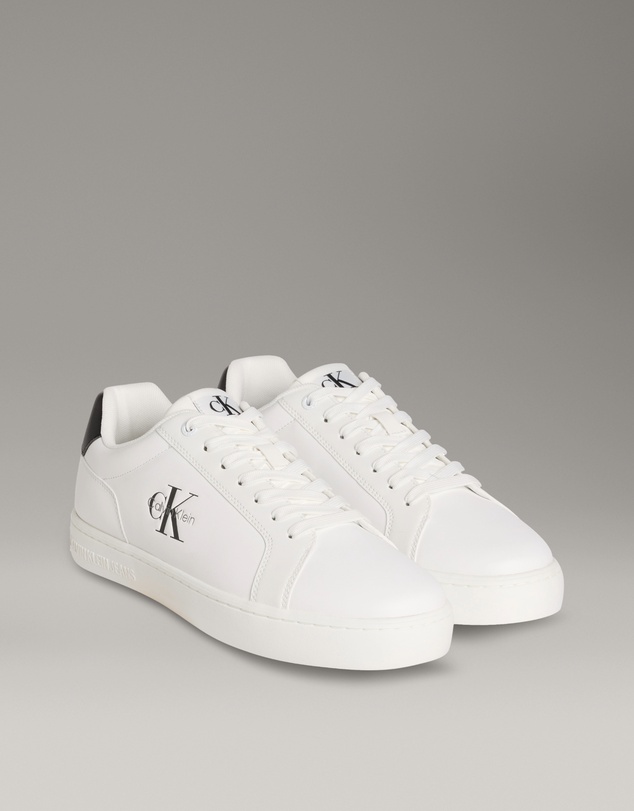 Calvin Klein - Classic Cupsole Mono Leather Sneakers