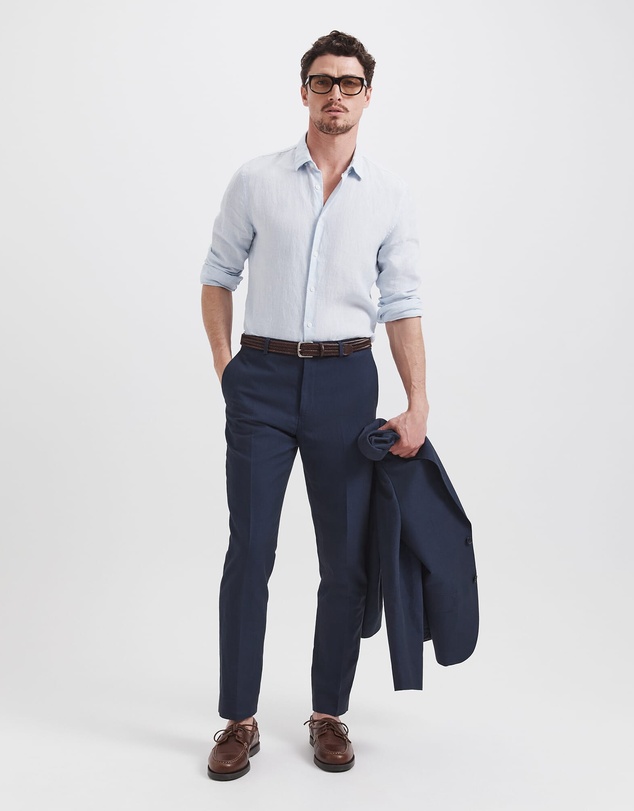SABA - Anderson Classic Yarn Dyed Linen Shirt