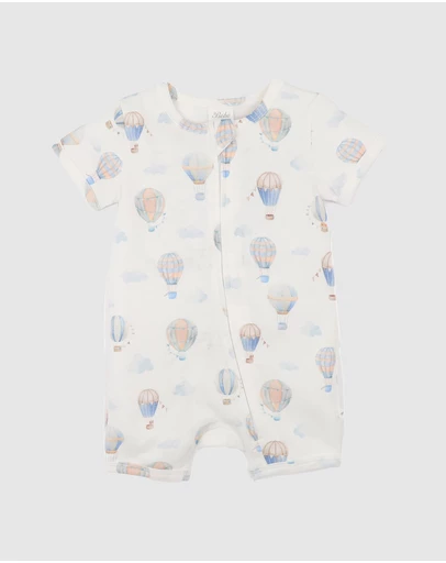 Bebe by Minihaha - Sky High Organic Short Sleeve Zipsuit - Babies