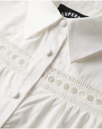 Superdry - Lace Mix Shirt Dress