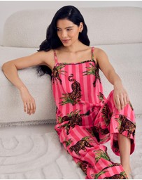 Chelsea Peers - Cheesecloth Cami and Capri Length Bottoms
