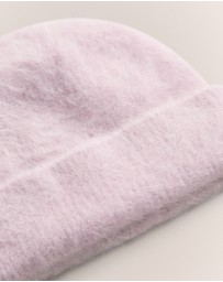Trenery - Brushed Alpaca Beanie in Light Blush