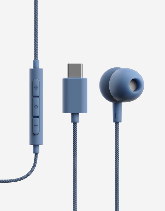 Sudio - V3 - USB-C Tangle-Free Universal Wired Earbuds