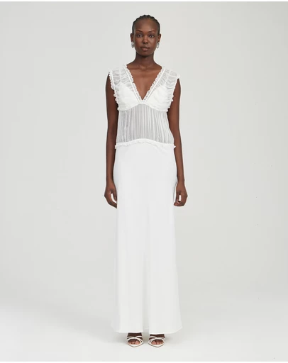 Third Form - Held Floor Length Dress