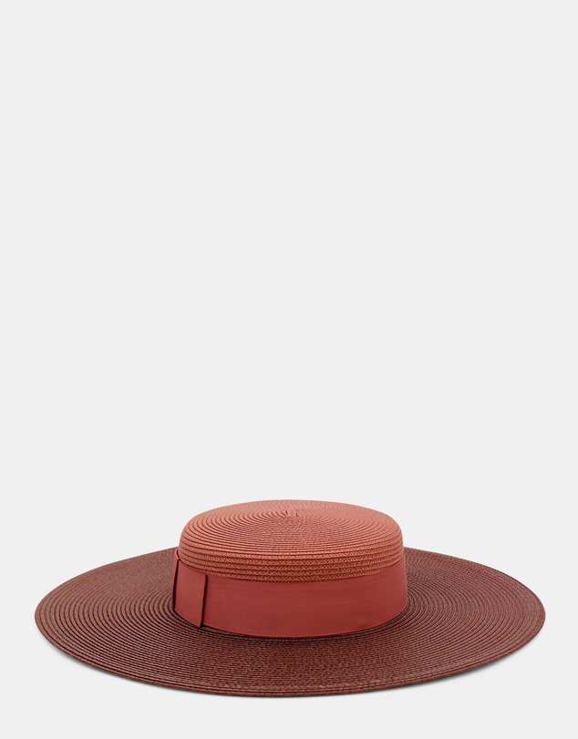 Morgan & Taylor - Domino Racewear Boater in Rose Pink