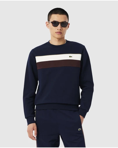 Lacoste - Colour Block Crew Neck Sweat
