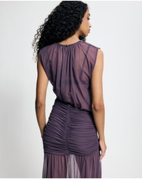 Lover - Marchesa Mesh Maxi Dress