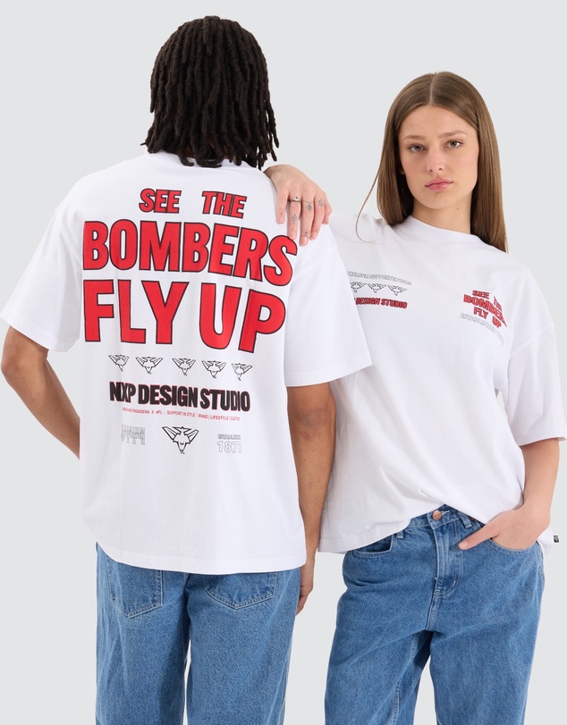 Nena & Pasadena - Essendon T20 Raptor Tee