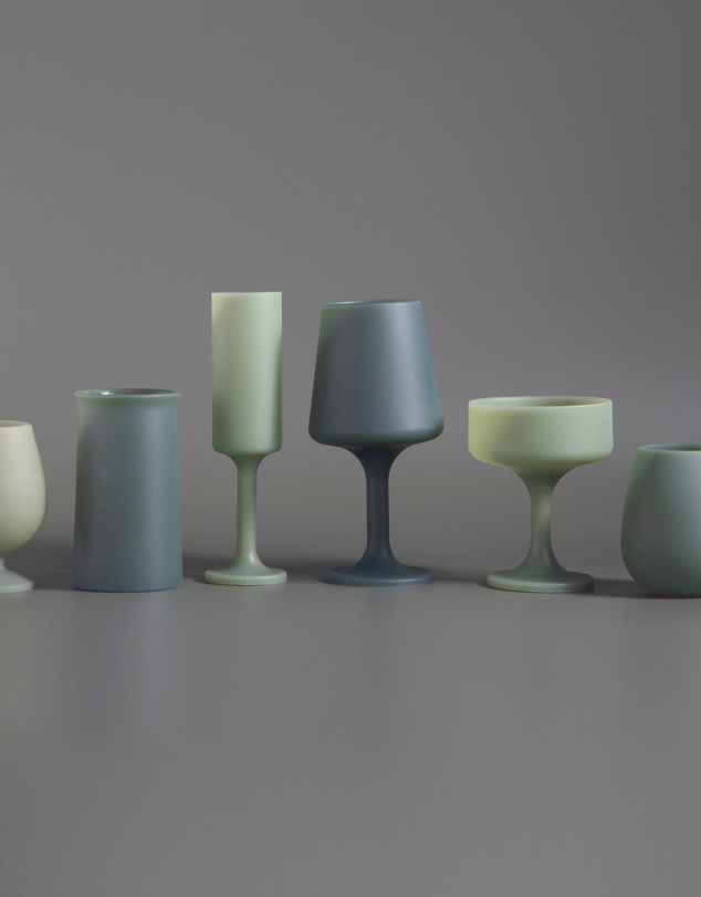 porter green - seff | silicone unbreakable champagne flutes