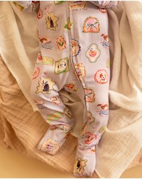 Fox & Finch - Winter Vacay LS Zipsuit - Babies