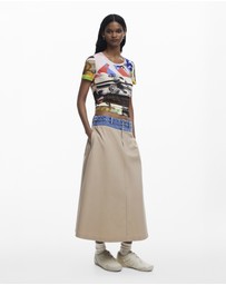 Desigual - Collage print T-shirt