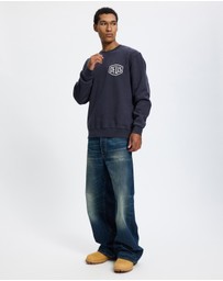 Deus Ex Machina - Shield Garment Dyed Crew Sweatshirt