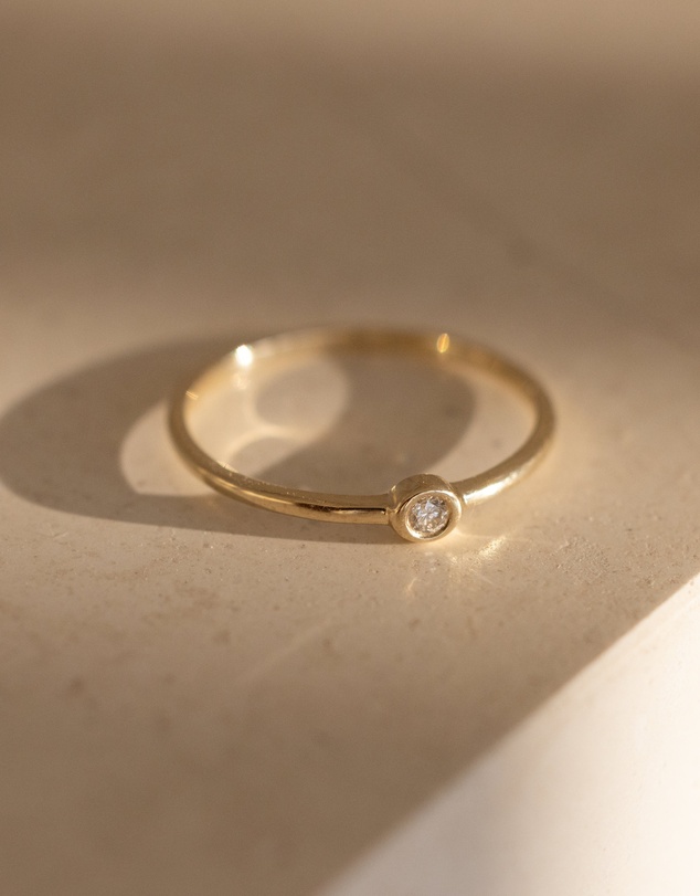 Luna Rae - Solid Gold - Diamond Sky Ring