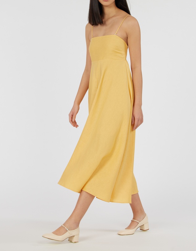 Amelius - Corinna Linen Midi Dress