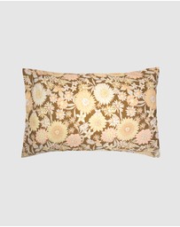 Bambury - Daphne Retro  Floral Printed Cotton Quilt Cover Set - Reversible