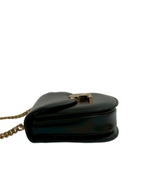 Pre-Loved by Azura Reborn - Pre-Loved Teen Shiny Calfskin Triomphe Besace Clea Chain Crossbody