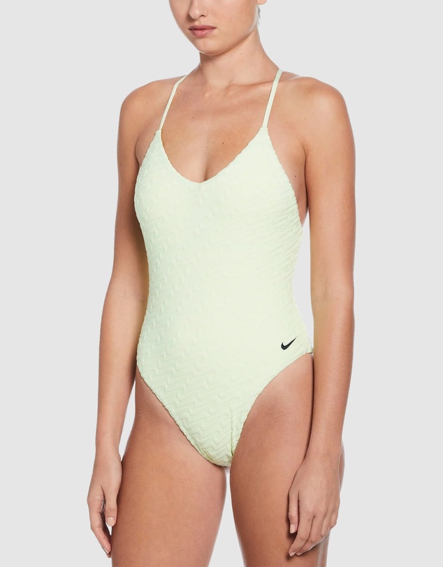 Nike - Swoosh Link Terry Y-Back One Piece Swimsuit