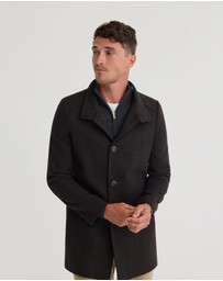Oxford - Dunbar Herringbone Wool Coat