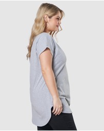Indigo Tonic - Jacinta Longline V Neck Tee