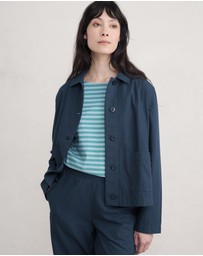 Seasalt - Seasalt Cornwall Navy Carnon Downs Jacket