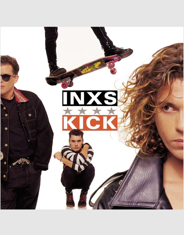 Universal Music - Inxs Kick - Vinyl Album & Crosley Record Storage Display Stand