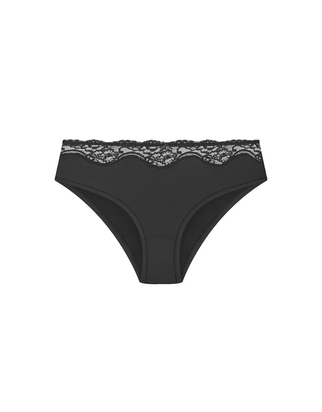 City Chic - Plus size Smooth & Chic Micro 3 Pack Shorty - blue tint teal black