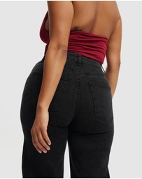 Cotton On - Curvy Stretch Wide Jeans