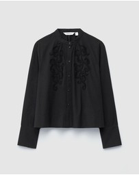 & Other Stories - Cotton Embroidered Blouse