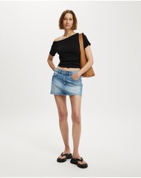 Cotton On - Original Denim Mini Skirt