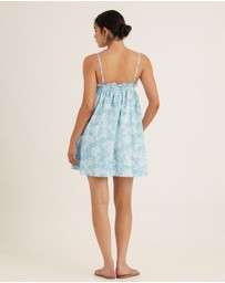 Peony - Ruched Mini Dress
