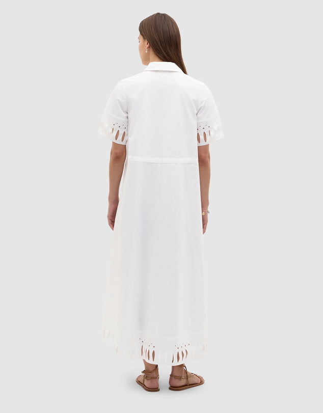 Seed Heritage - Poplin Cutwork Shirt Dress