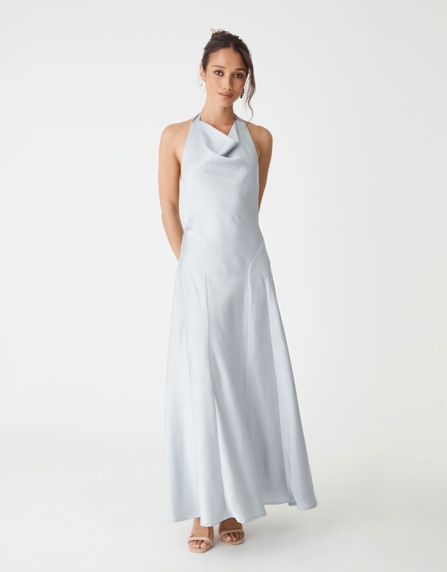 Forcast - Santana Halter Satin Dress