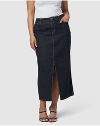Sunday In The City - Hype Denim Maxi Skirt