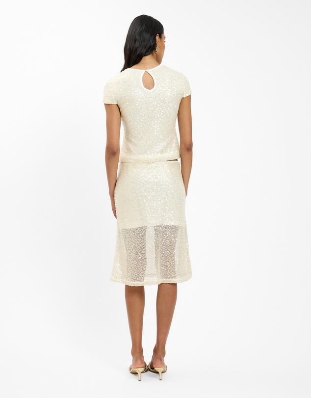 With Harper Lu - Sequin Midi Skirt