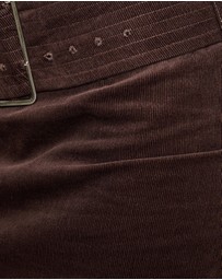 Dazie - Kye Corduroy Belted Mini Skirt